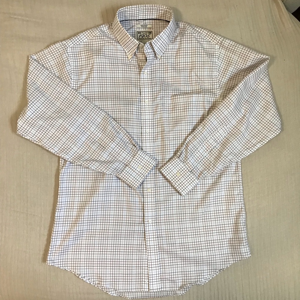 Jos. A. Bank 1905 multi-check non-iron slim fit dress shirt